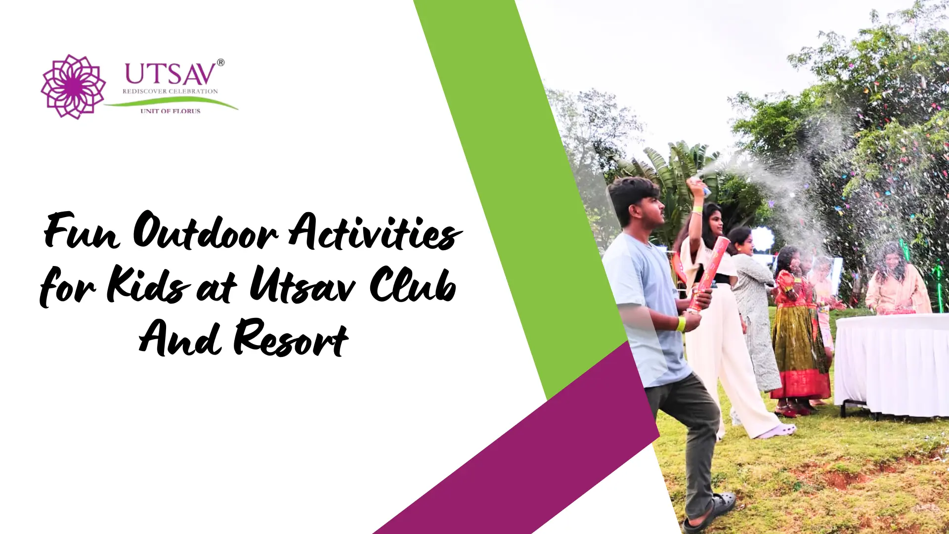 Fun Outdoor Activities for Kids at Utsav Club And Resort | Best Resorts Tumkur